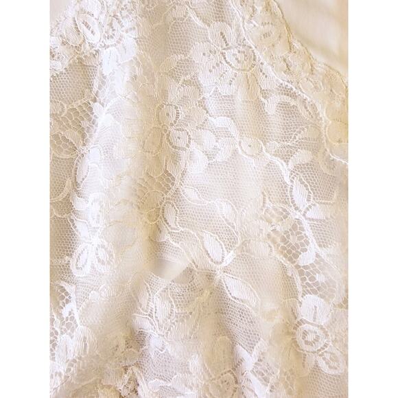 VTG 60s Gossard Artemis Half Slip Lace Trim Lingerie Sz Small Ivory White USA - Picture 6 of 11